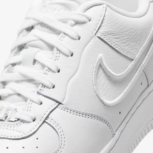 NIKE | AIR FORCE 1 LOW DANCE { WHITE/WHITE-WHITE-METALLIC SILVER