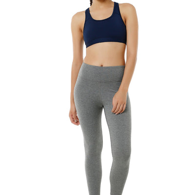 Energize Medium Impact Round Neck Sports Bra - Pageant Blue