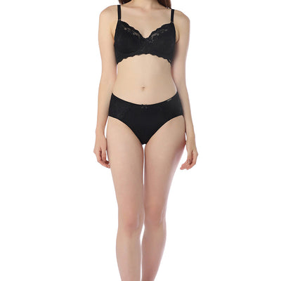 Luxe Support Hipster Panty - Black