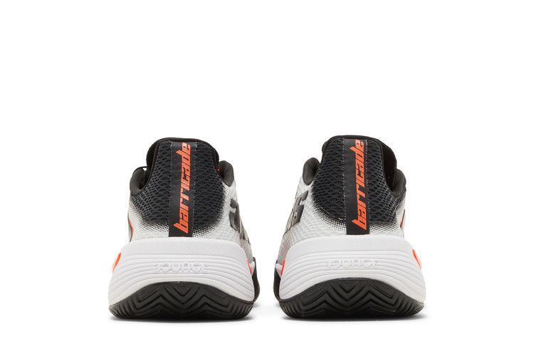 adidas Barricade White Black Solar Red