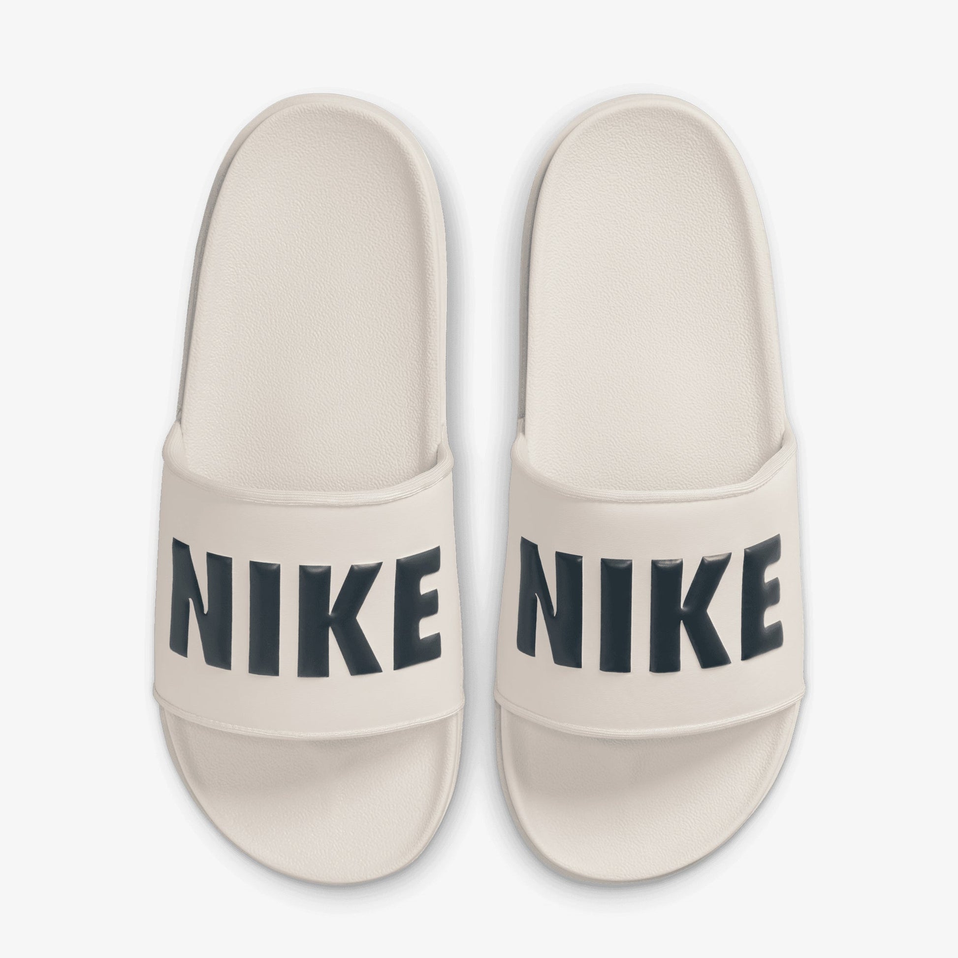 NIKE | OFFCOURT SLIDES { LT OREWOOD BRN/ARMORY NAVY-SAIL