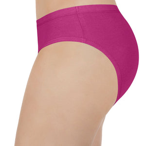 100% Cotton Bikini Panty Pack (Pack of 3) - D003 - Solid