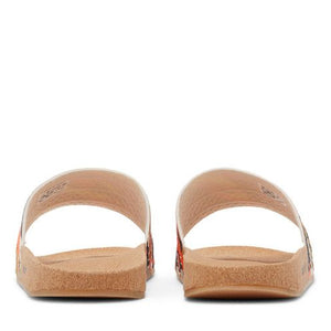 adidas Adilette Cork Slides Legend Ink Orange
