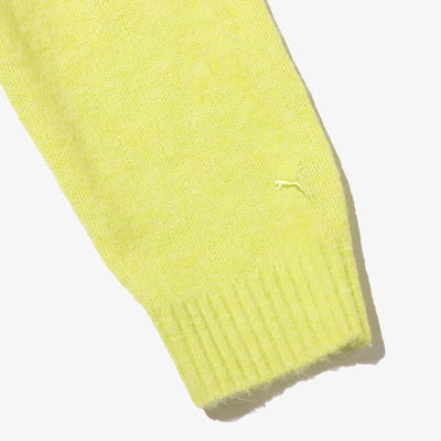 Puma | x ARIES KNITTED CARDIGAN { YELLOW/GREEN