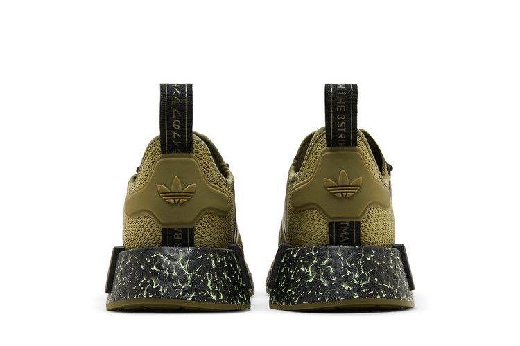 adidas NMD R1 Focus Olive Core Black Green Spark