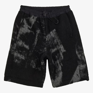 Y-3 | FUZZY FLEECE SHORTS  { BLACK