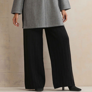 trueBrowns Grey Woollen High Slit Kurta