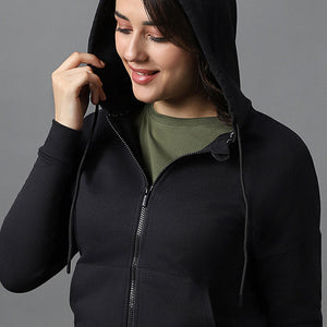 Essential Fleece Hoodie - Black