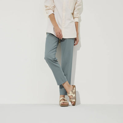Birkenstock | ARIZONA SOFT FOOTBED BIRKO-FLOR  { MULTI/DESERT SOIL GREY