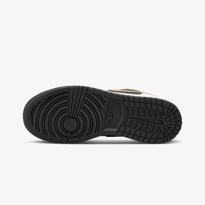 JORDAN | AIR JORDAN LOW 1 (GS) { WHITE/METALLIC GOLD-BLACK