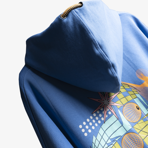 Superkicks | SPACEMAN DISCO HOODIE  { BLUE