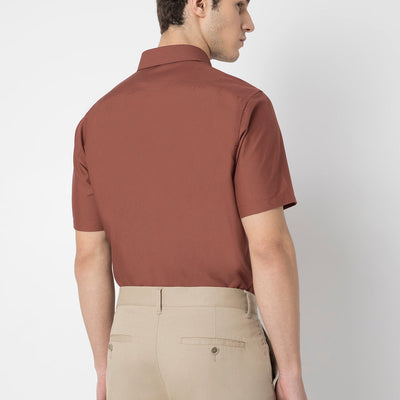 Wrinkle Free Half Sleeve Shirt