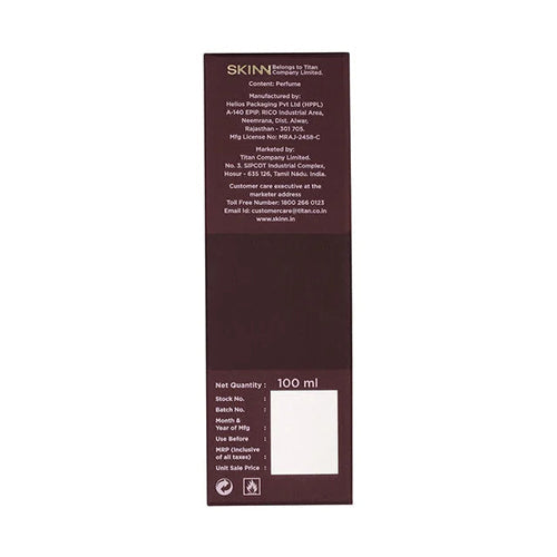 SKINN Nox Oud 100 ml Eau De Parfum For him