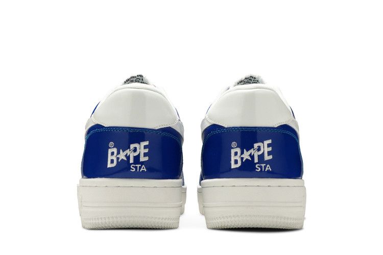 A Bathing Ape Bape Sta Low Patent Blue