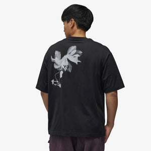 Y-3 | GRAPHIC SHORT SLEEVE TEE  { BLACK