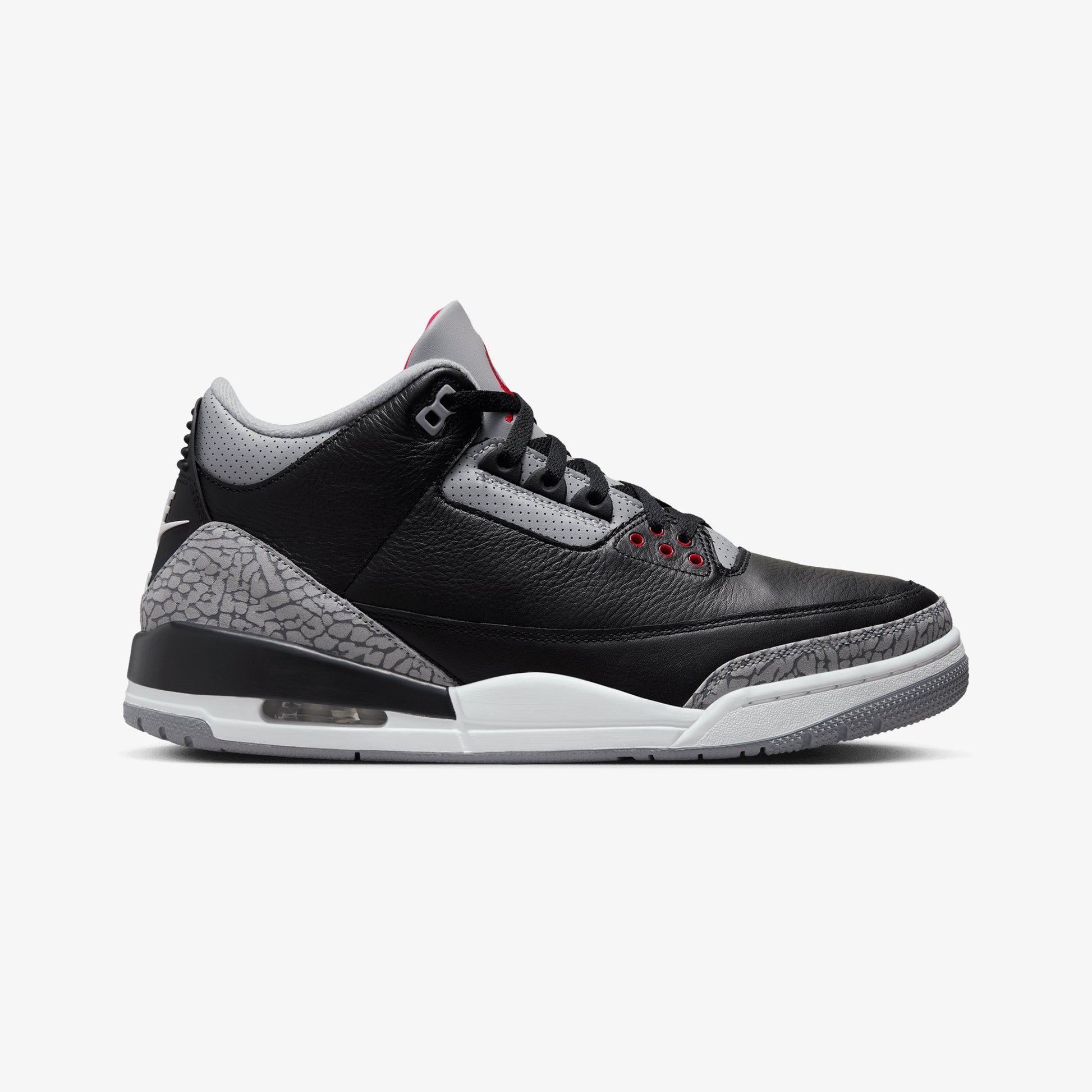 Jordan | AIR JORDAN 3 RETRO { BLACK/FIRE RED-CEMENT GREY-SUMMIT WHITE