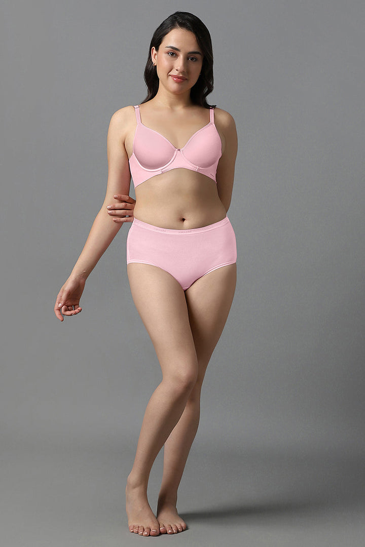 Airy Padded Wired Bra - Lilac Pink