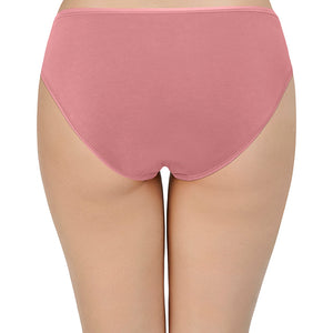 Solid Low Rise Assorted Bikini Panties (Pack of 2 Colors & Prints May Vary)