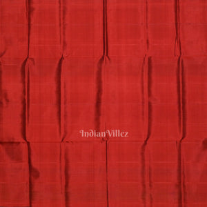 Mehendi Green & Red With Multicolor Double Pallu Berhampuri Silk Saree