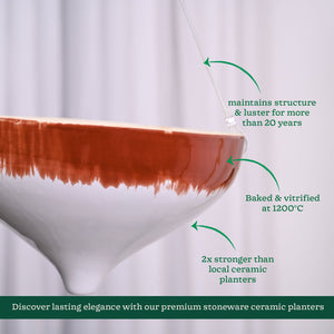 Ceramic Hanging Pot Cosmic Stone