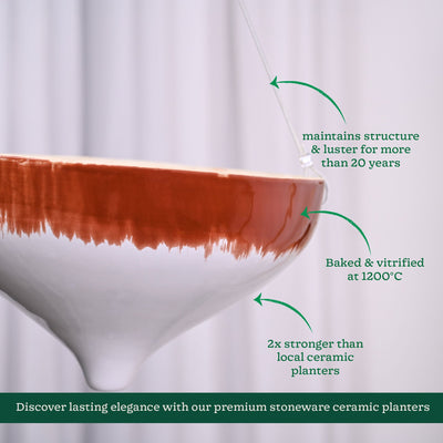 Ceramic Hanging Pot Cosmic Stone