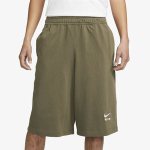Nike | AIR OVERSIZED FLEECE SHORTS  { MEDIUM OLIVE/PHANTOM