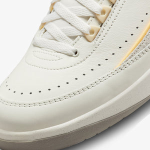 Jordan | AIR JORDAN 2 RETRO LOW  { SAIL/MELON TINT-LIGHT CURRY-COBBLESTONE
