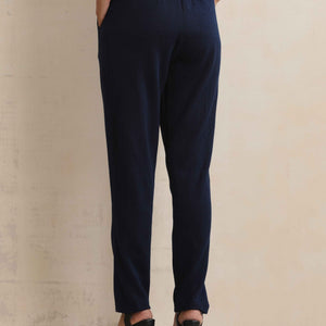 trueBrowns Navy Woollen Pants