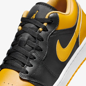 Jordan | AIR JORDAN 1 LOW  { BLACK/YELLOW OCHRE-WHITE
