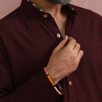trueBrowns Men's Cola Kurta