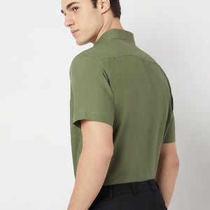 Wrinkle Free Half Sleeve Shirt