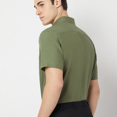 Wrinkle Free Half Sleeve Shirt