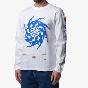 EDWIN | MIND DRIFTER T-SHIRT LS { WHITE