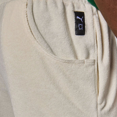 PUMA | THE FAIRGROUNDS TERRY BASKETBALL SHORTS { FROSTED LVORY