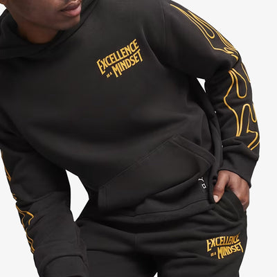Puma | CAUTION BASKETBALL TRACK PANTS  { BLACK