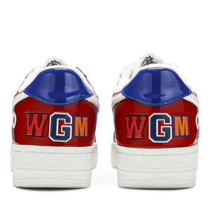 A Bathing Ape Bape Sta Low M2 20th Anniversary Patent Red