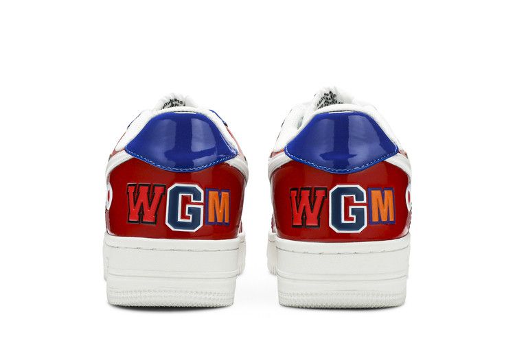 A Bathing Ape Bape Sta Low M2 20th Anniversary Patent Red