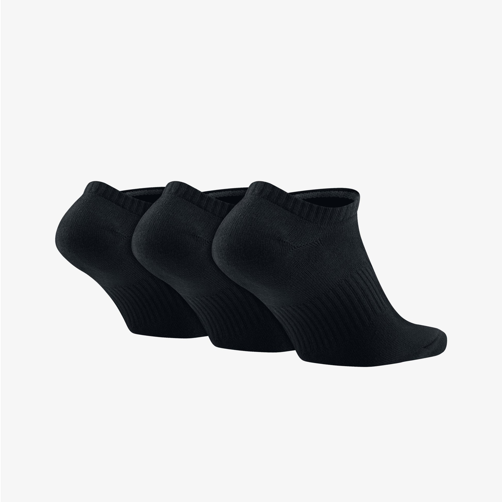 NIKE | PERFORMANCE LIGHTWEIGHT TRAINING NO-SHOW SOCKS (3 PAIRS) { BLACK/WHITE