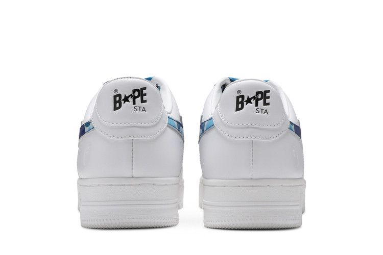 A Bathing Ape Bape Sta Low White ABC Camo Blue (2021)