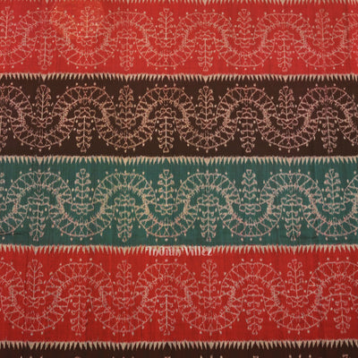 Multi Color  Odisha Ikat Sambalpuri Dress Set & Dupatta