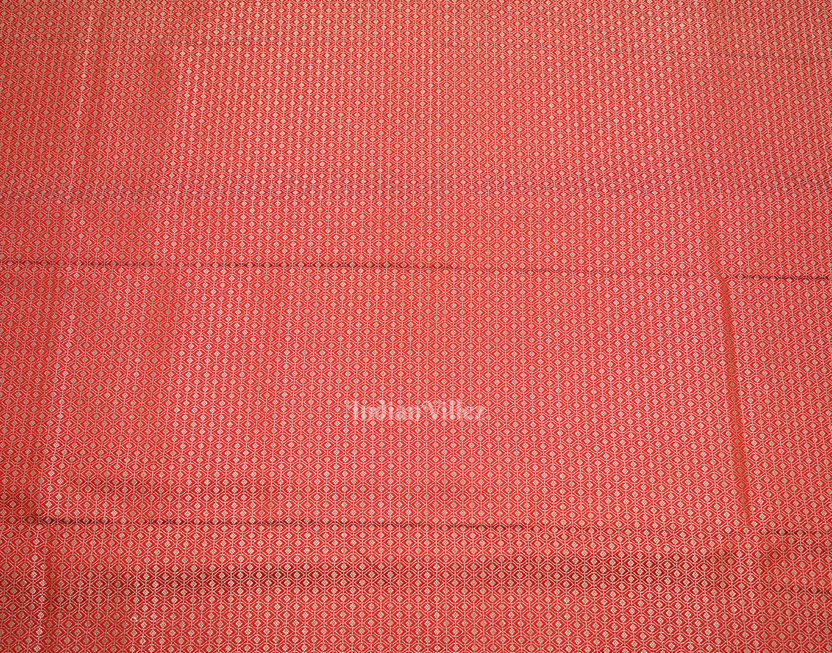 Rani Pink Soft Pure Mashru Satin Silk Banarasi Saree