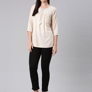 Women Solid Black Mid Rise Smart Fit Kurti Pant