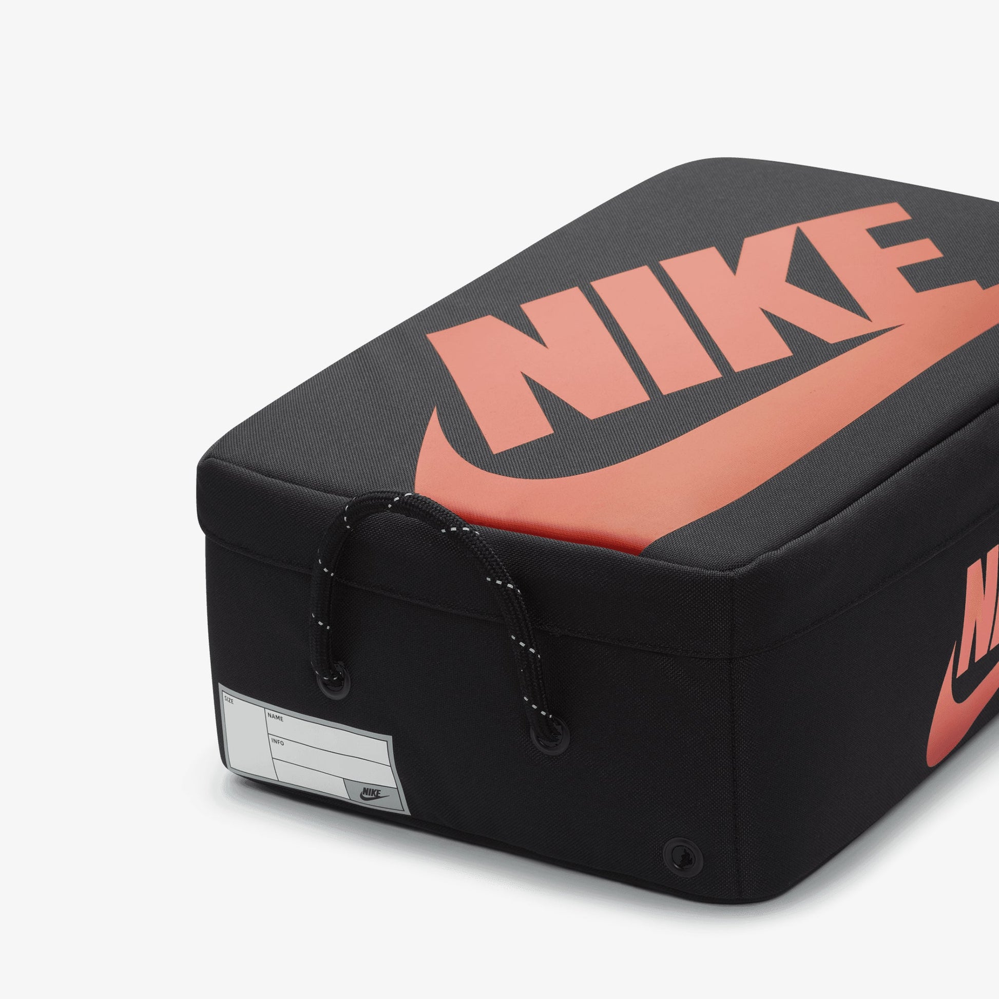 NIKE | SHOE BOX BAG { BLACK/BLACK/UNIVERSITY RED