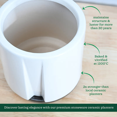 Moonlight Drama Ceramic Planter