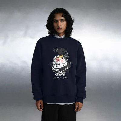 ALMOST GODS | NEVERMORE SWEATSHIRT { NAVY