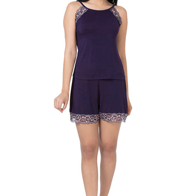Lace Touch Sleep Camisole - Midnight