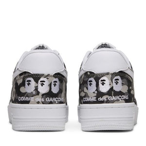 A Bathing Ape Bape Sta Comme Des Garcons White Camo