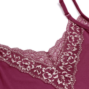 Lace Touch Sleep Chemise - Anemone