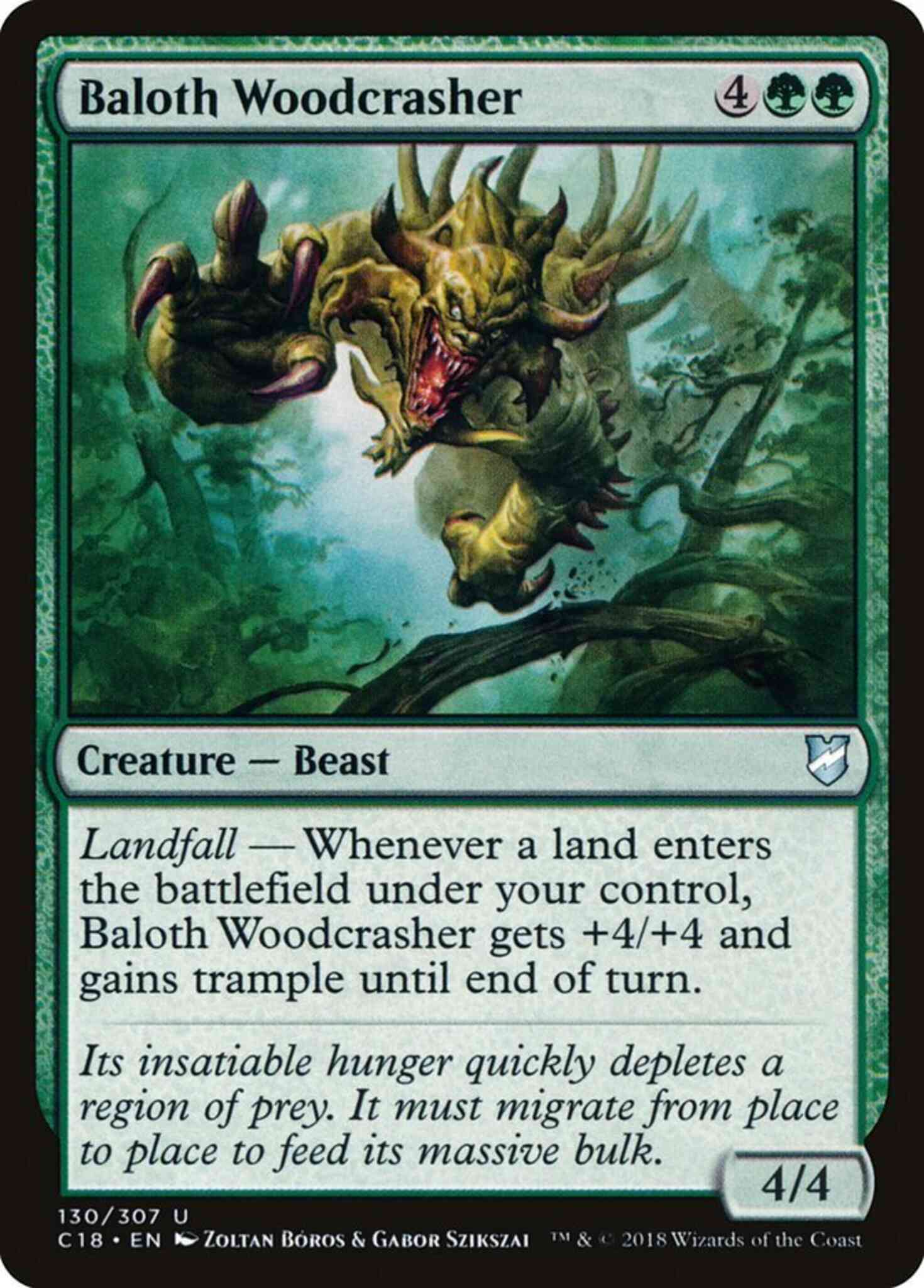 Baloth Woodcrasher [130] [Commander 2018] [Non-Foil]
