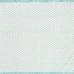 Turquoise Woven Jaipur Cotton Saree Printed With White Floral Motifs